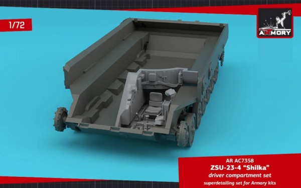 AR AC7358   ZSU-23-4 "Shilka" driver compartment (1/72) (thumb81095)